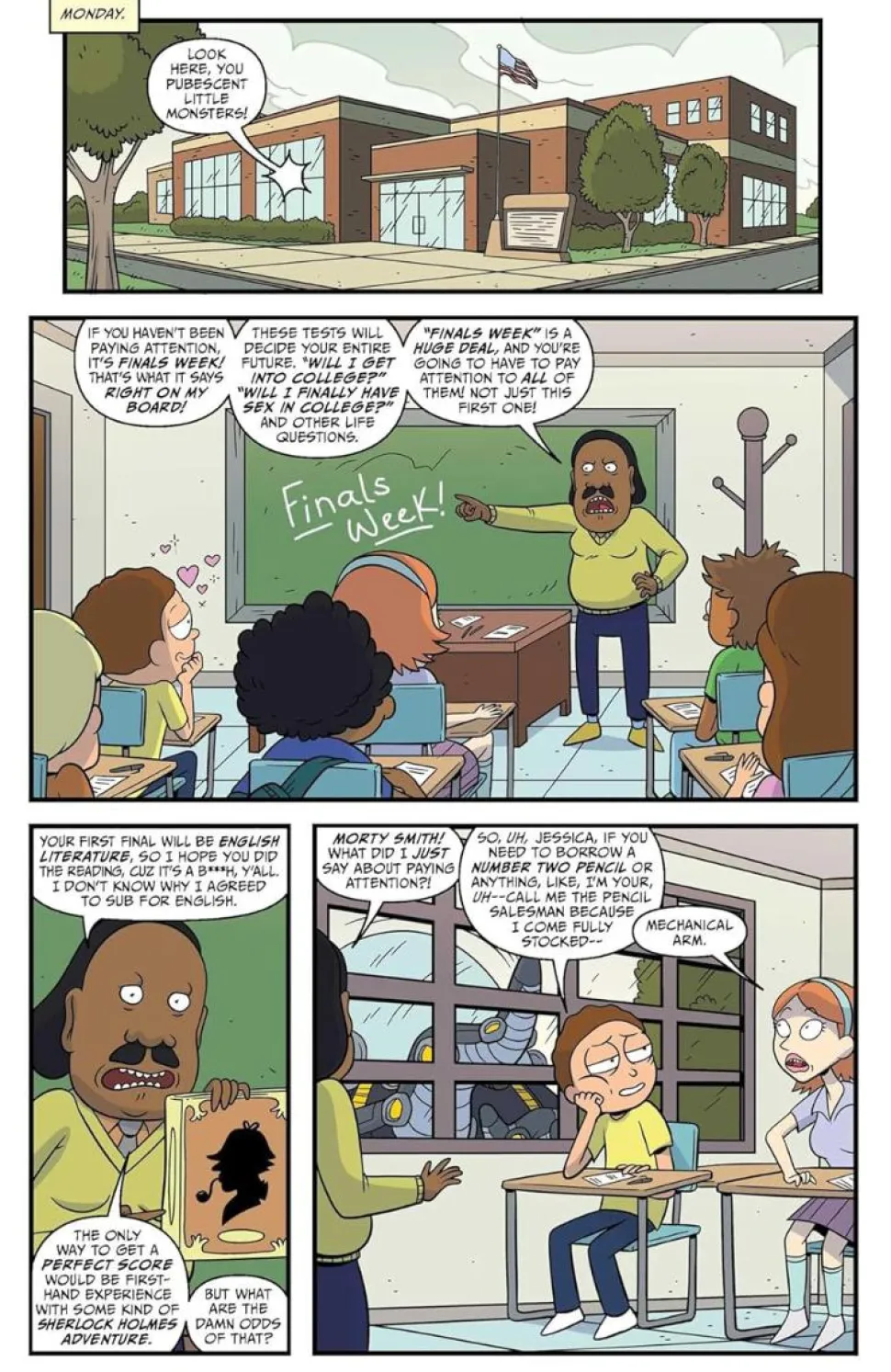 Rick and Morty - Finals Week Trade Paperback Book
