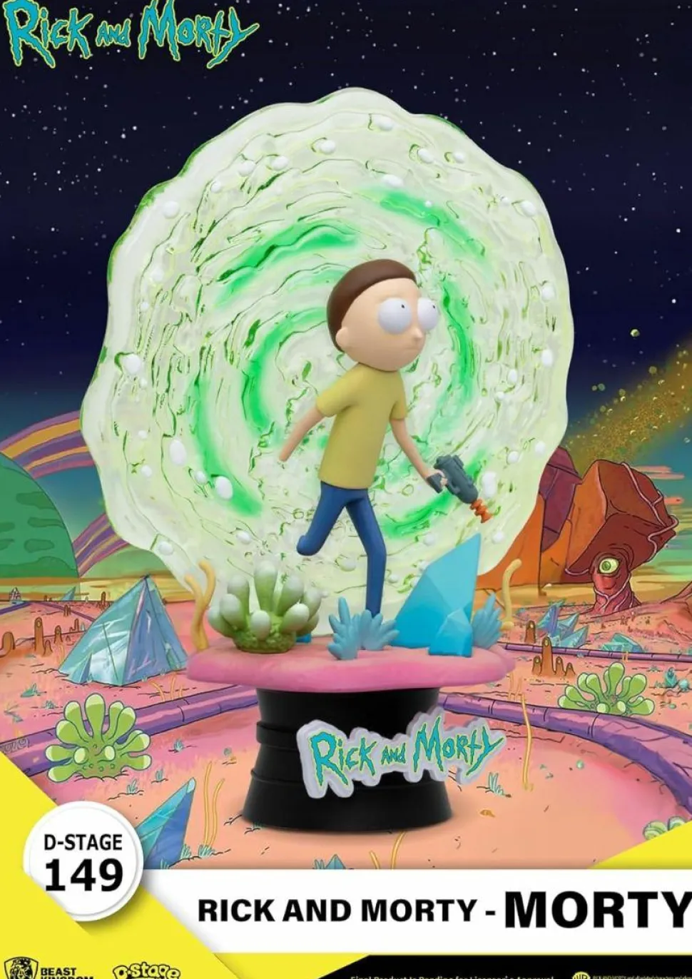 Rick and Morty - Morty D-Stage 6" PVC Diorama Statue