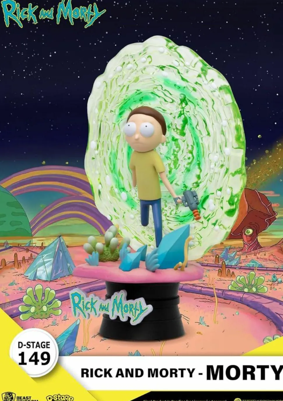 Rick and Morty - Morty D-Stage 6" PVC Diorama Statue