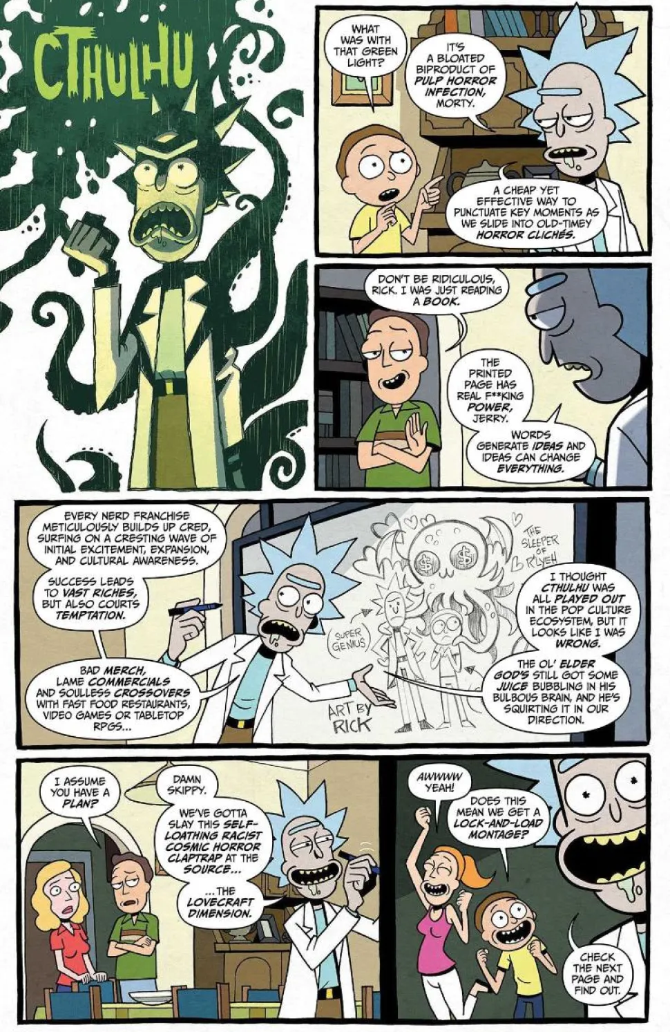 Rick and Morty - Rick and Morty vs. Cthulhu Trade Paperback Book