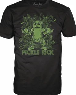 Rick and Morty - Rick's Rat Party Pop! Tees Mens Black T-Shirt