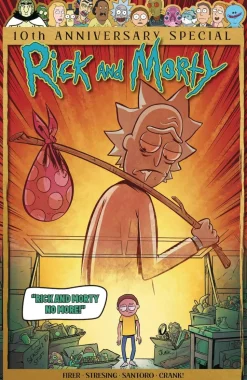 Rick and Morty - 10th Anniversary Special #1 One-Shot Single Issue Comic Book (Cover D Incentive 1:10 Fred C. Stresing Variant)