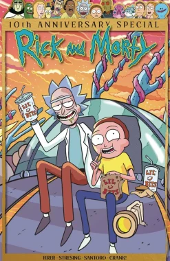 Rick and Morty - 10th Anniversary Special #1 One-Shot Single Issue Comic Book (Cover A Marc Ellerby Wraparound)