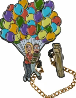 Rick and Morty - The Ascension Enamel Pin 2-Pack with Chain