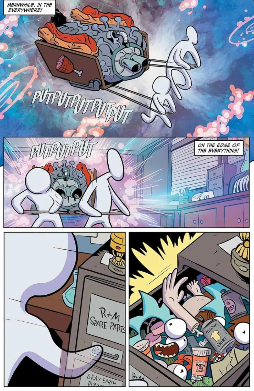 Rick and Morty - The Space Shake Saga Part 01 Trade Paperback Book