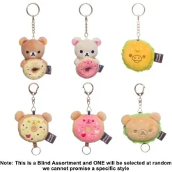 Rilakkuma - Series 01 Bakery Deli Blind Box Plush Keychain (Display of 6)
