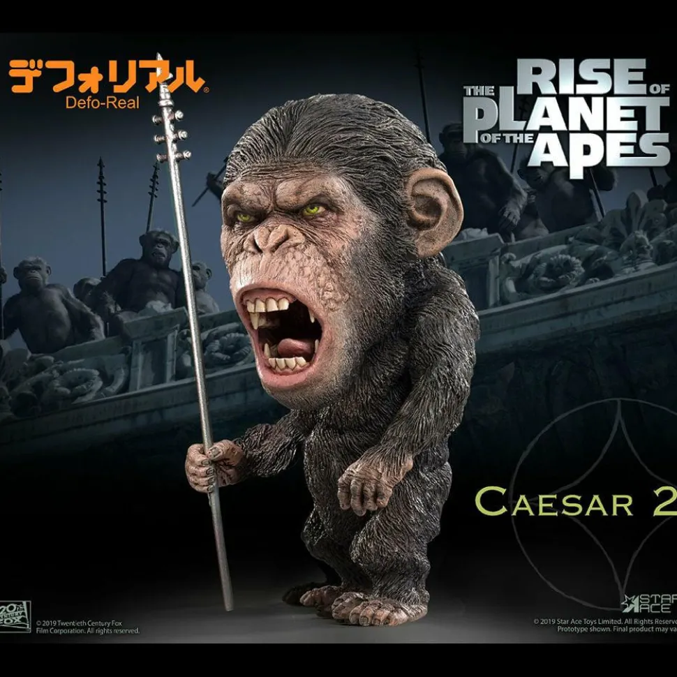 Rise of the Planet of the Apes - Caesar (Spear Version) Defo-Real 6” Vinyl Statue