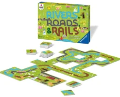 Rivers, Roads, & Rails - Board Game