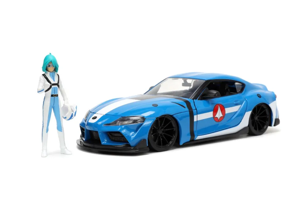 Robotech - Max Sterling & 2020 Toyota Supra Anime Hollywood Rides 1/24th Scale Die-Cast Vehicle Replica