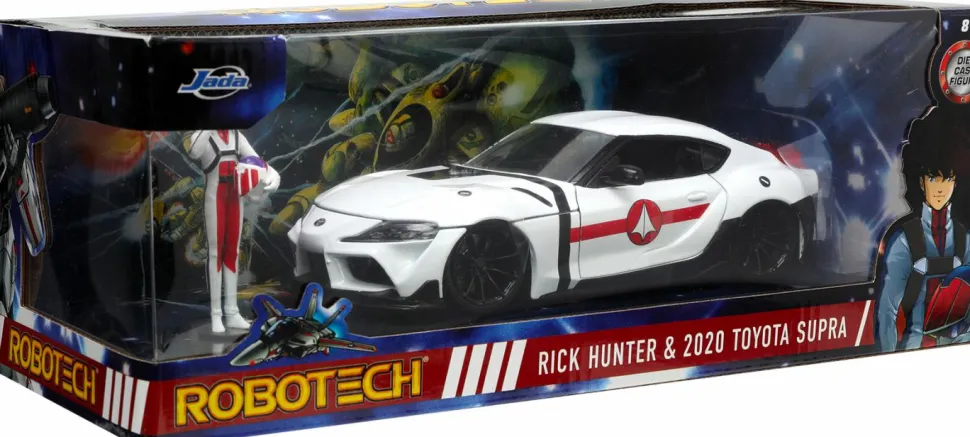 Robotech - Rick Hunter & 2020 Toyota Supra Anime Hollywood Rides 1/24th Scale Die-Cast Vehicle Replica