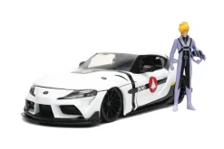 Robotech - Roy Fokker & 2020 Toyota Supra Anime Hollywood Rides 1/24th Scale Die-Cast Vehicle Replica