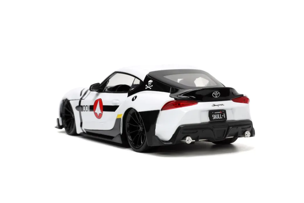 Robotech - Roy Fokker & 2020 Toyota Supra Anime Hollywood Rides 1/24th Scale Die-Cast Vehicle Replica