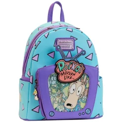 Rocko’s Modern Life - Lenticular TV 10” Faux Leather Mini Backpack