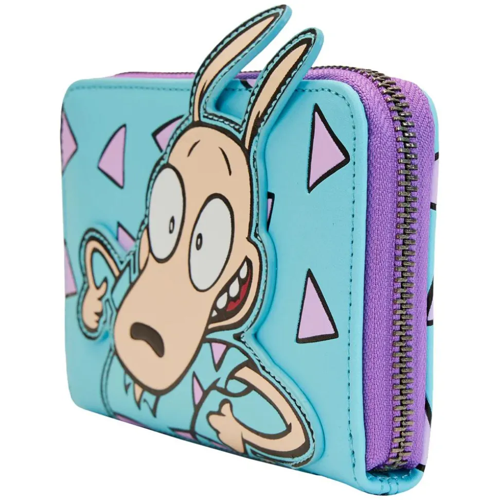 Rocko’s Modern Life - Rocko 4” Faux Leather Zip-Around Wallet