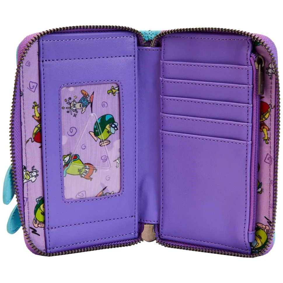 Rocko’s Modern Life - Rocko 4” Faux Leather Zip-Around Wallet
