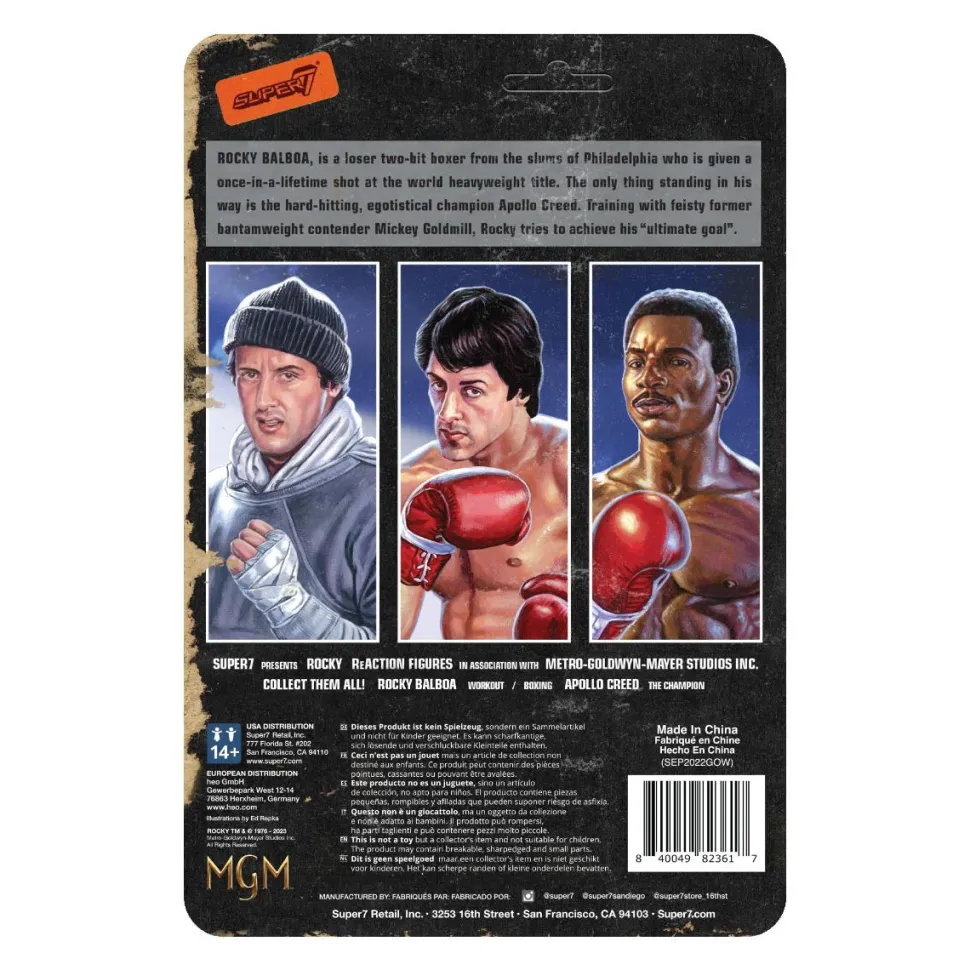 Rocky (1976) - Apollo Creed ReAction 3.75" Action Figure