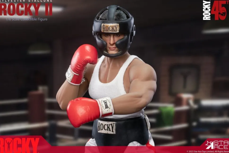 Rocky II - Rocky Balboa in Boxing Gear 1/6th Scale Action Figure