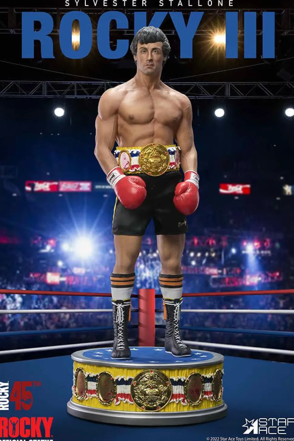 Rocky III - Rocky Balboa Deluxe 1/4 Scale Statue