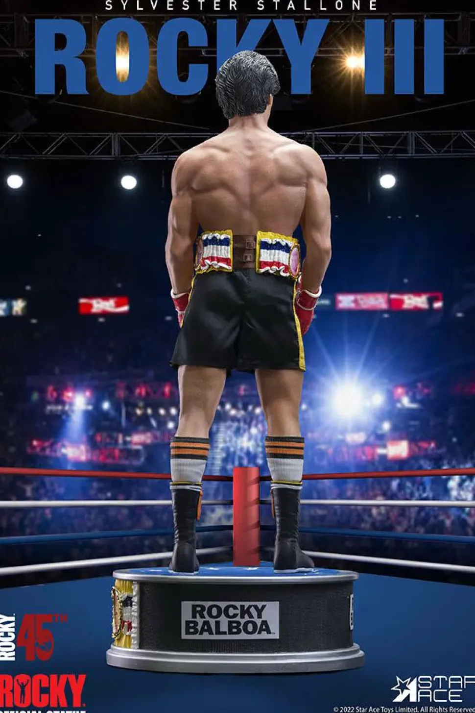Rocky III - Rocky Balboa Deluxe 1/4 Scale Statue