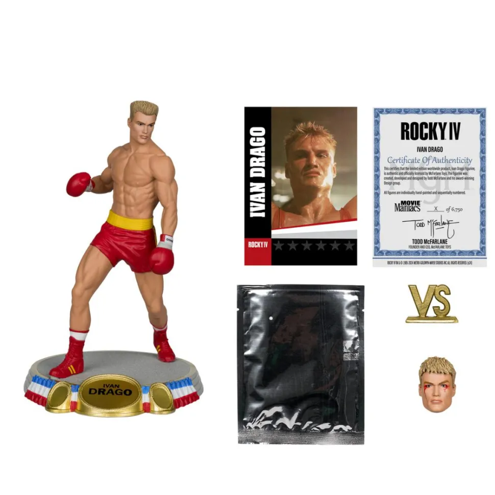 Rocky IV - Ivan Drago Movie Maniacs 6" Scale PVC Statue