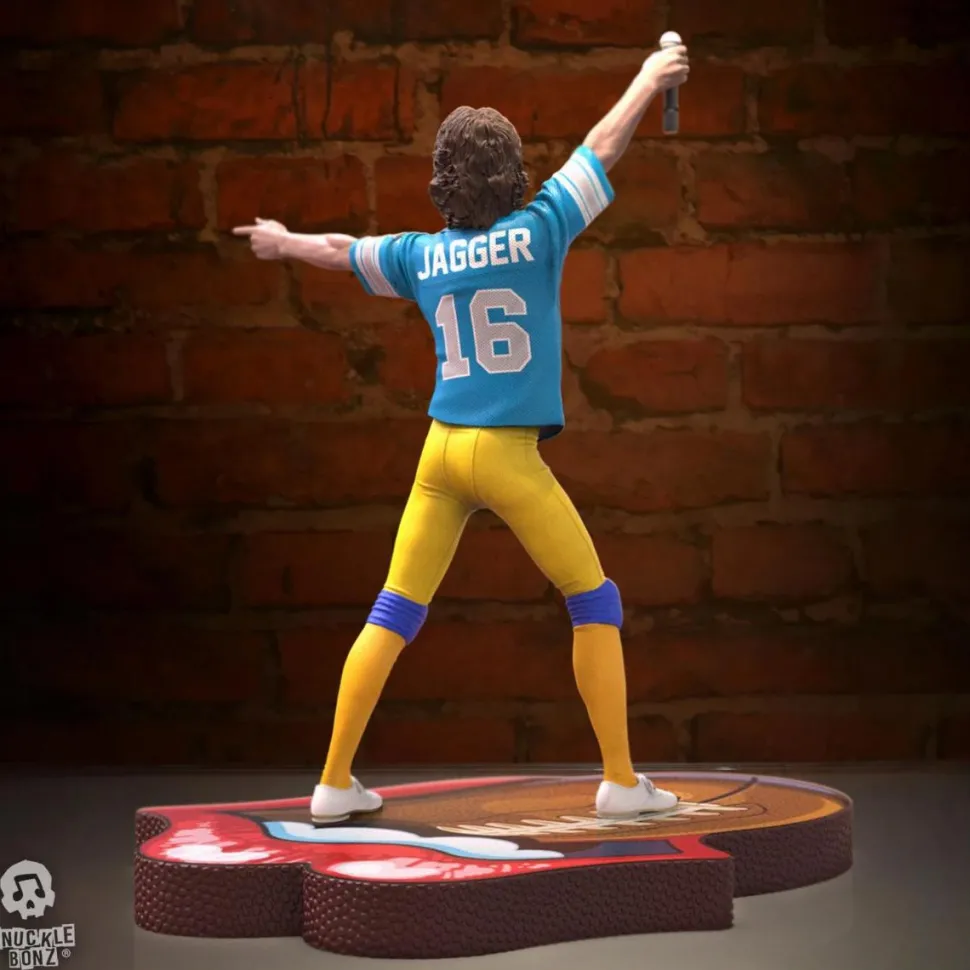 Rolling Stones - Mick Jagger US Tour '81 (Blue Jersey) 8.5" Statue