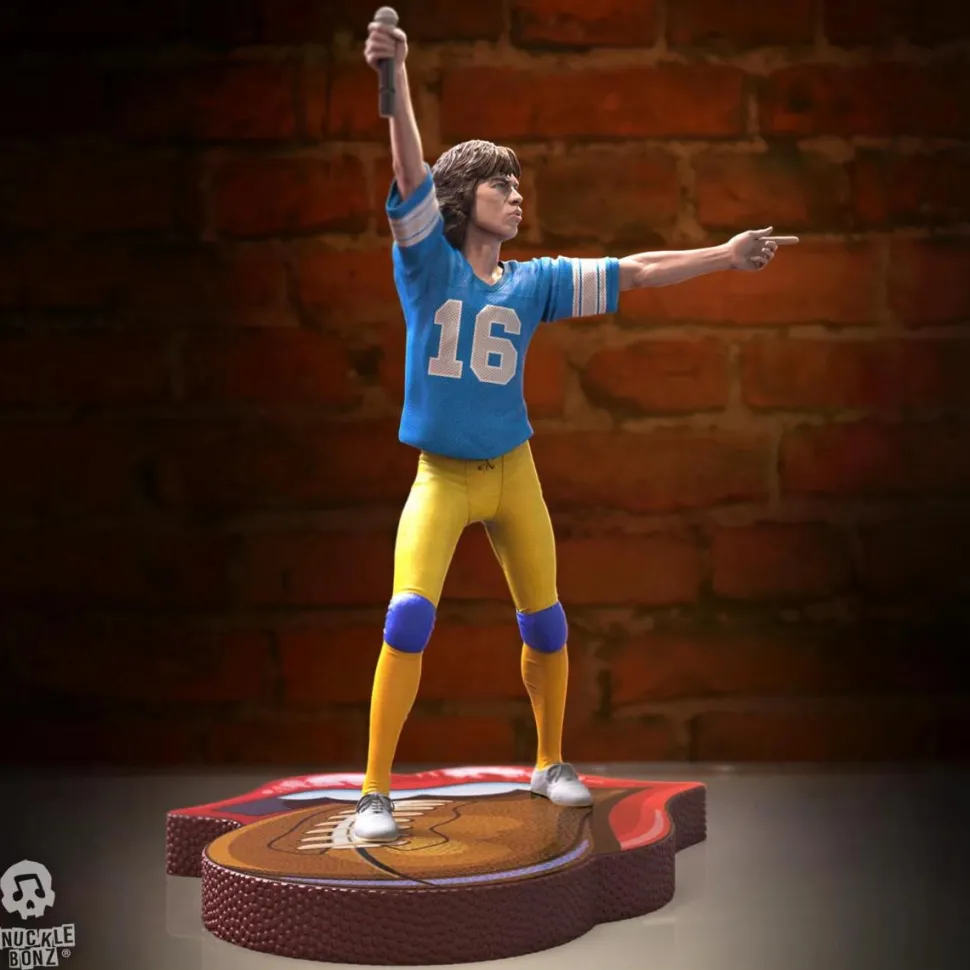 Rolling Stones - Mick Jagger US Tour '81 (Blue Jersey) 8.5" Statue