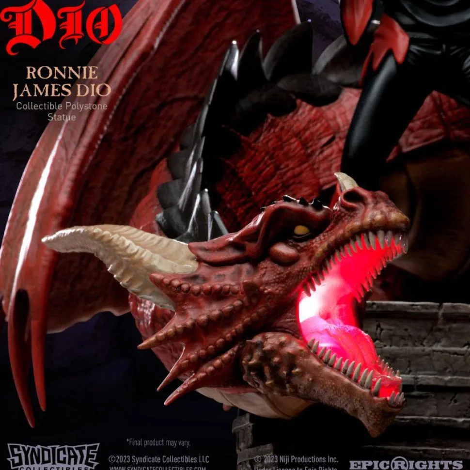 Ronnie James Dio - Dio with Dragon 1/10th Scale Statue
