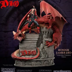 Ronnie James Dio - Dio with Dragon 1/10th Scale Statue