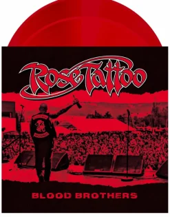 Rose Tattoo - Blood Brothers 2xLP Vinyl Record (Blood Red Coloured Vinyl)
