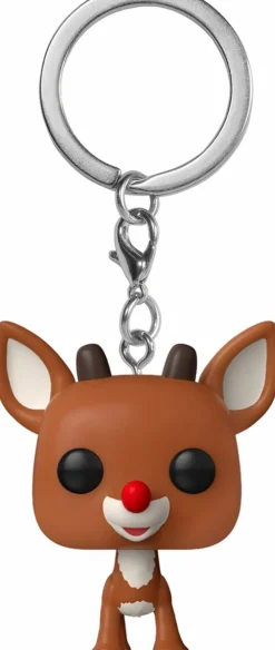Rudolph the Red-Nosed Reindeer - Rudolph & Clarice Pocket Pop! Keychain 2-Pack