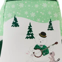 Rudolph the Red-Nosed Reindeer - Holiday Group Light Up 10” Faux Leather Mini Backpack