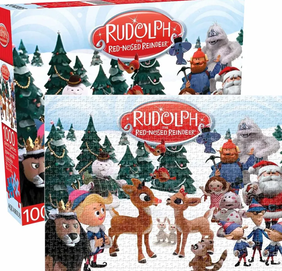 Rudolph the Red-Nosed Reindeer - Cast 1000 Piece Jigsaw Puzzle