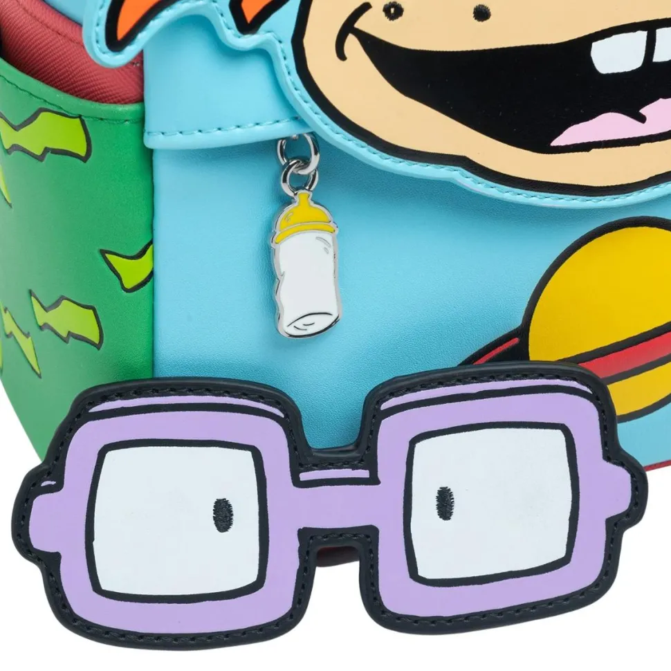 Rugrats - Chuckie Cosplay 10" Faux Leather Mini Backpack