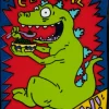 Rugrats - Reptar Cereal Glow Enamel Pin