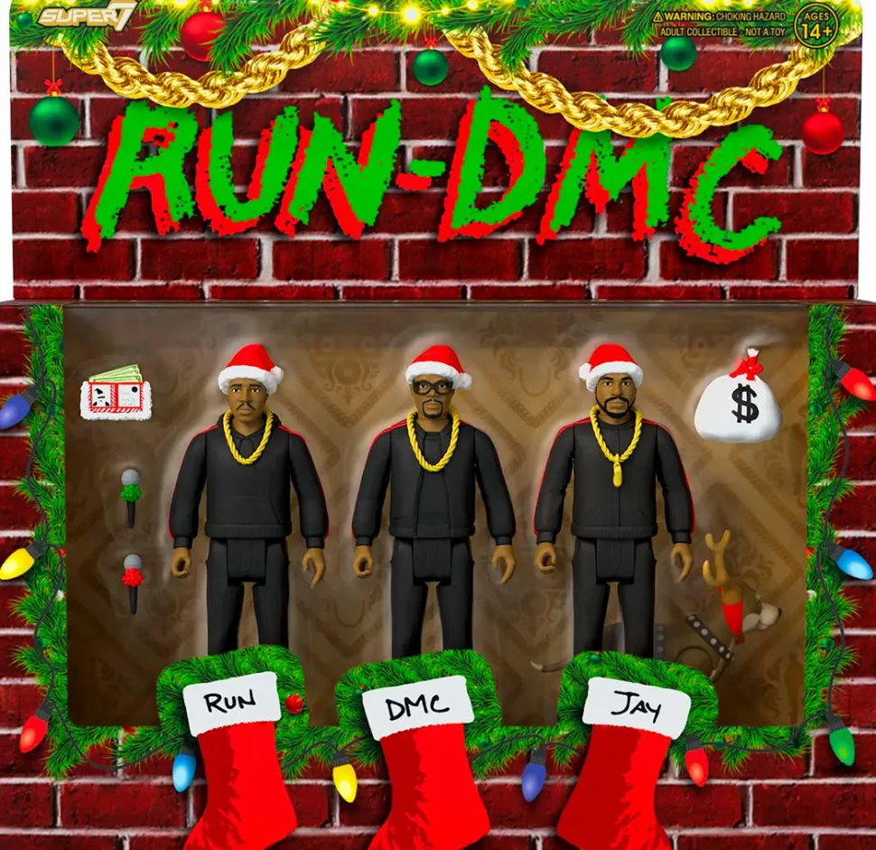 Run-DMC - Christmas in Hollis ReAction 3.75” Action Figure 3-Pack