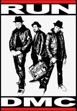 Run-DMC - Walk This Way Art Print