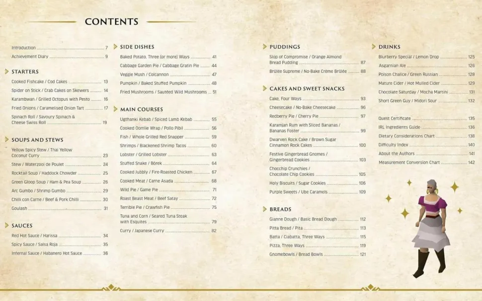 Runescape - The Official Cookbook Hardcover Book
