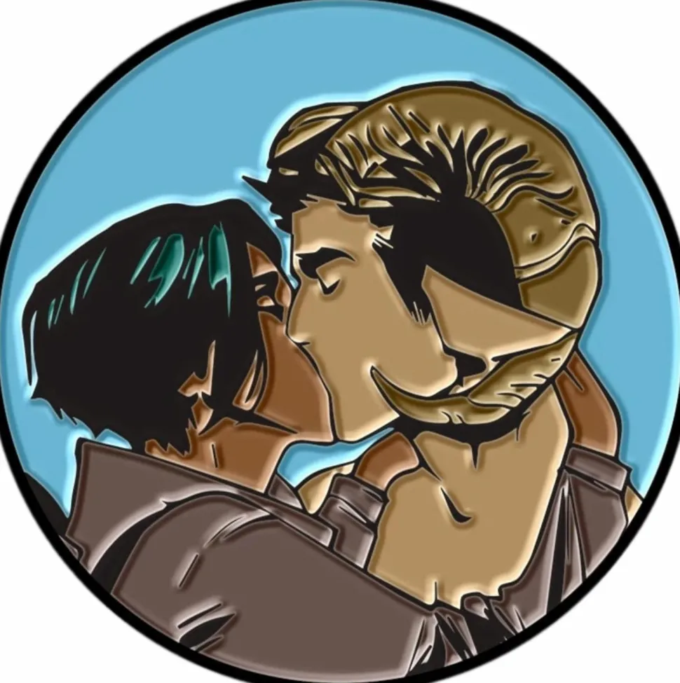 Saga - Marko & Alana Enamel Pin