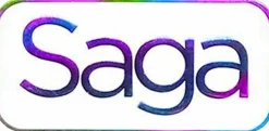 Saga - Rainbow Logo Enamel Pin