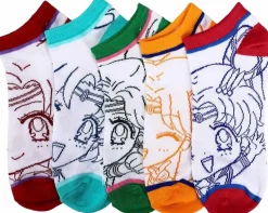 Sailor Moon Crystal - Line Art Mix & Match Ankle Socks 5-Pack (One Size)
