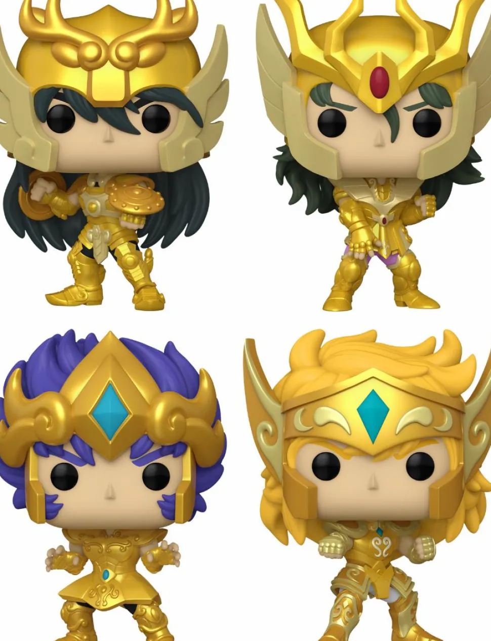Saint Seiya: Knights of the Zodiac - Golden Warrior Pop! Vinyl Bundle (Set of 4)