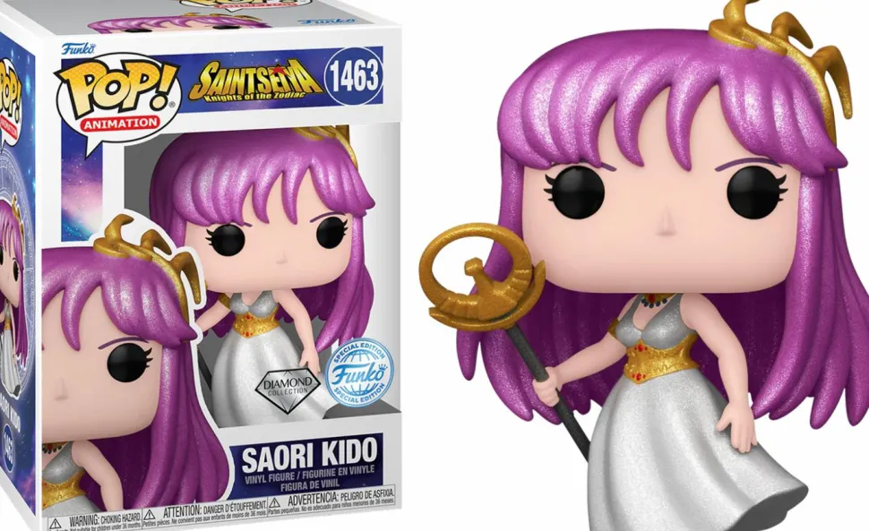 Saint Seiya: Knights of the Zodiac - Saori Kido (Athena) Diamond Glitter Pop! Vinyl Figure