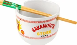 Sakamoto Days - Sakamoto's Store Ceramic Ramen Bowl with Chopsticks