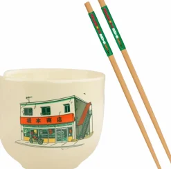 Sakamoto Days - The Legendary Hitman Ceramic Ramen Bowl with Chopsticks