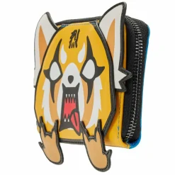 Sanrio - Aggretsuko Cosplay 4” Faux Leather Zip-Around Wallet