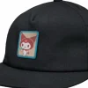 Sanrio - Girl x Sanrio Woodland Wonder Kuromi Black Snapback Hat (One Size)