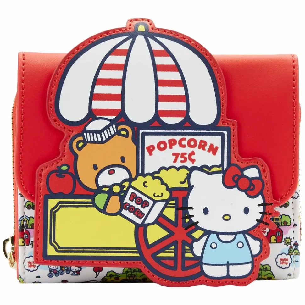 Sanrio - Hello Kitty & Friends Carnival 4” Faux Leather Flap Wallet