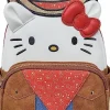Sanrio - Hello Kitty Western Cosplay 10" Faux Leather Mini Backpack