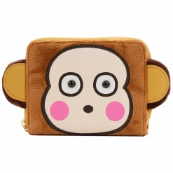 Sanrio - Monkichi Cosplay 4” Faux Leather Zip-Around Wallet