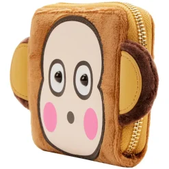 Sanrio - Monkichi Cosplay 4” Faux Leather Zip-Around Wallet